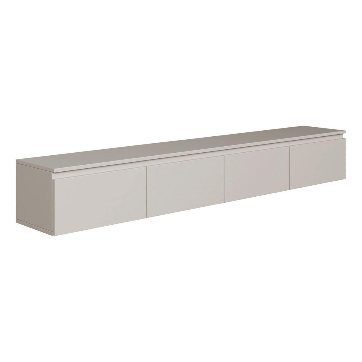 TV-LOWBOARD Bemmi Greige 200 cm - Kaschmir, Holzwerkstoff (200/28.4/31.8cm) - Selsey