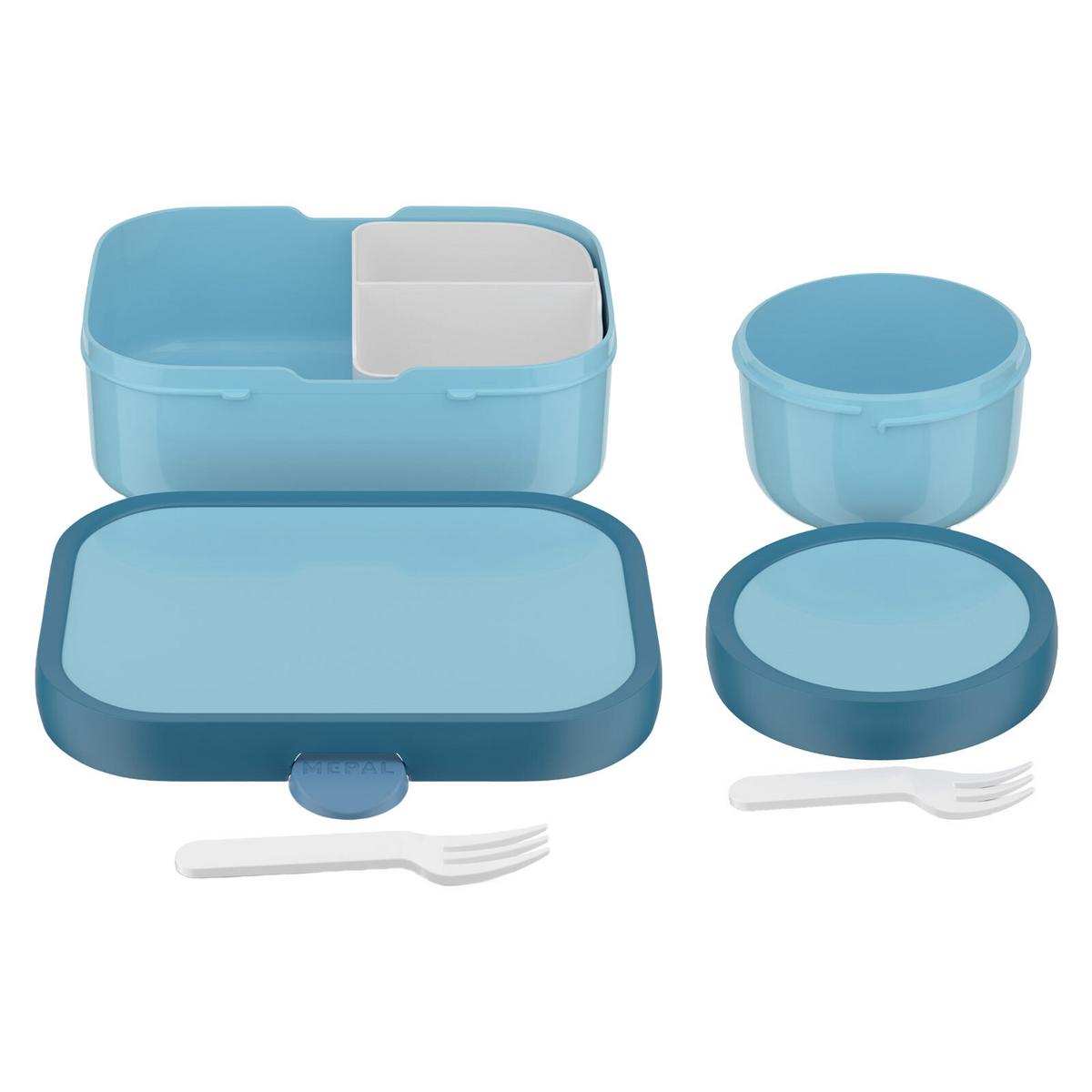 OBST- UND BENTOBOX Campus (2025) Cool Blue 300 & 750 ml 2er Set - Blau, Kunststoff (2/2/2cm) - Mepal
