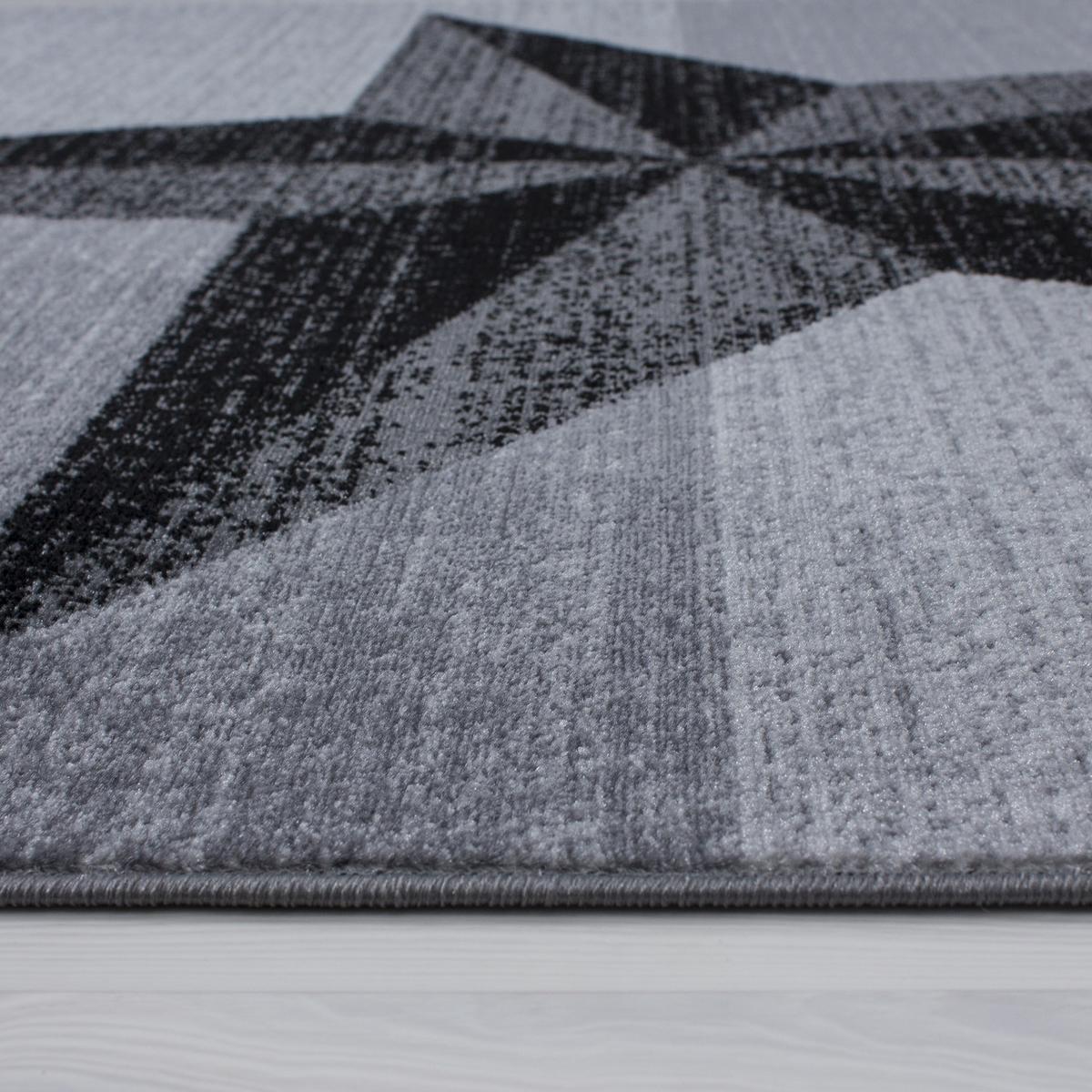 TEPPICH Kurzflor INN in Grau, mit Sternen-Motiv, 120 x 170 cm - Grau, Textil (170/120cm) - KADIMA DESIGN