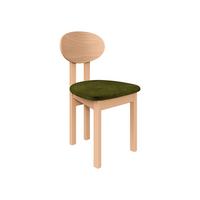 ESSZIMMERSTUHL Divo III - Eiche Artisan/Grün, Holz/Textil (47/85/48cm) - MIRJAN24