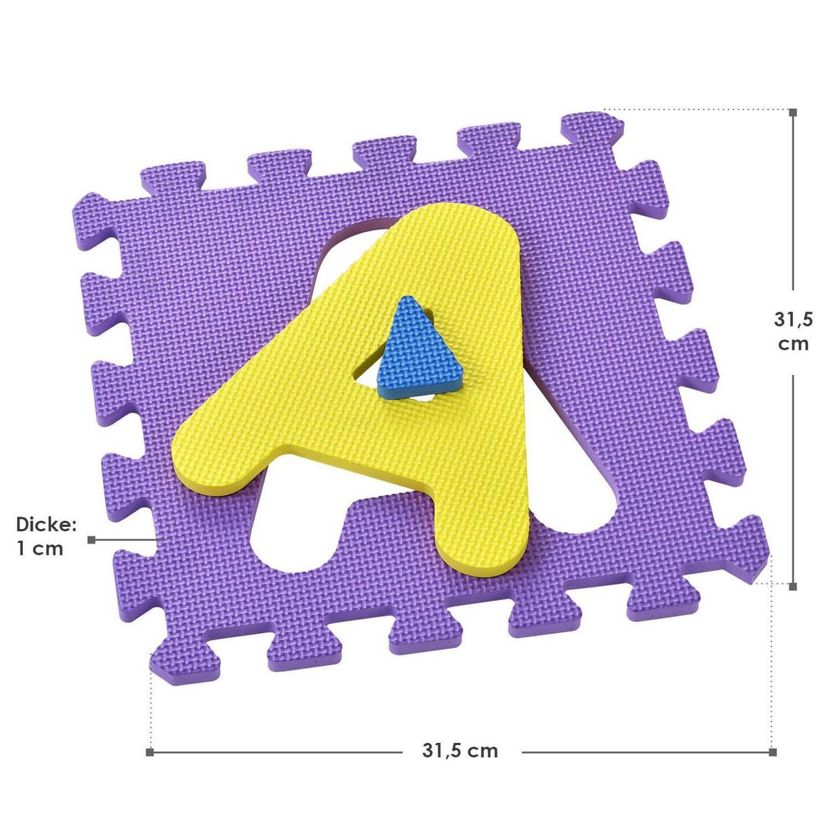 KINDER PUZZLEMATTE Kim (36 Teile) - Multicolor, Kunststoff (189/1/189cm) - Juskys
