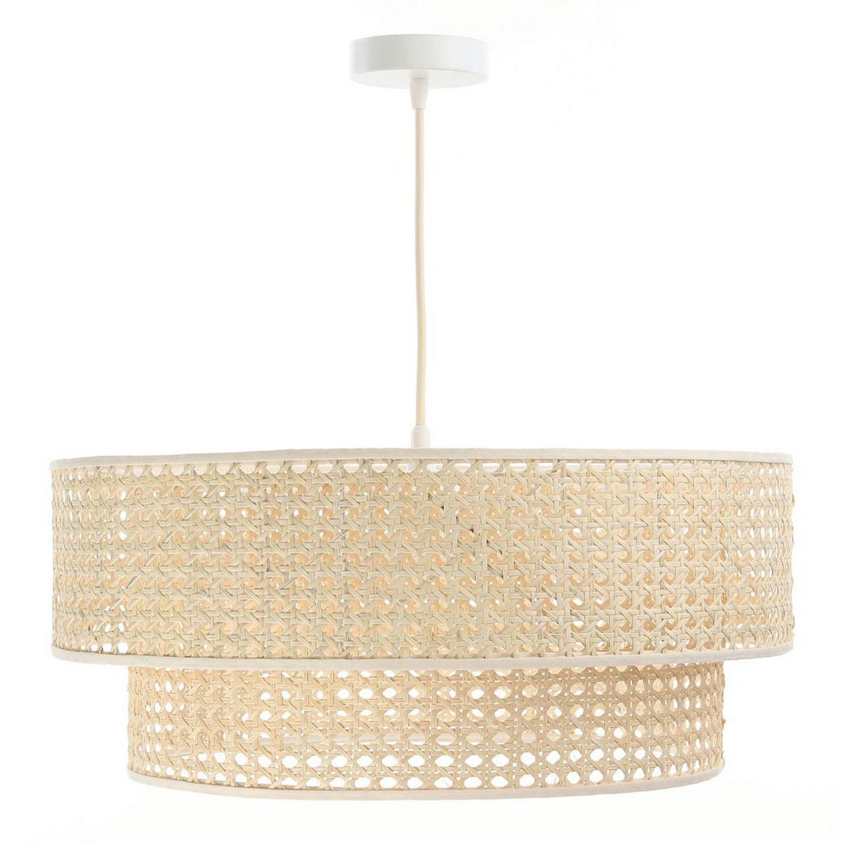 HÄNGELEUCHTE Beige 40/20 cm - Beige, Kunststoff (40/1/20cm) - ONZENO
