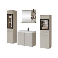 BADMÖBEL-SET Madrit I - Kaschmir, Holzwerkstoff (30/132/30cm) - MIRJAN24