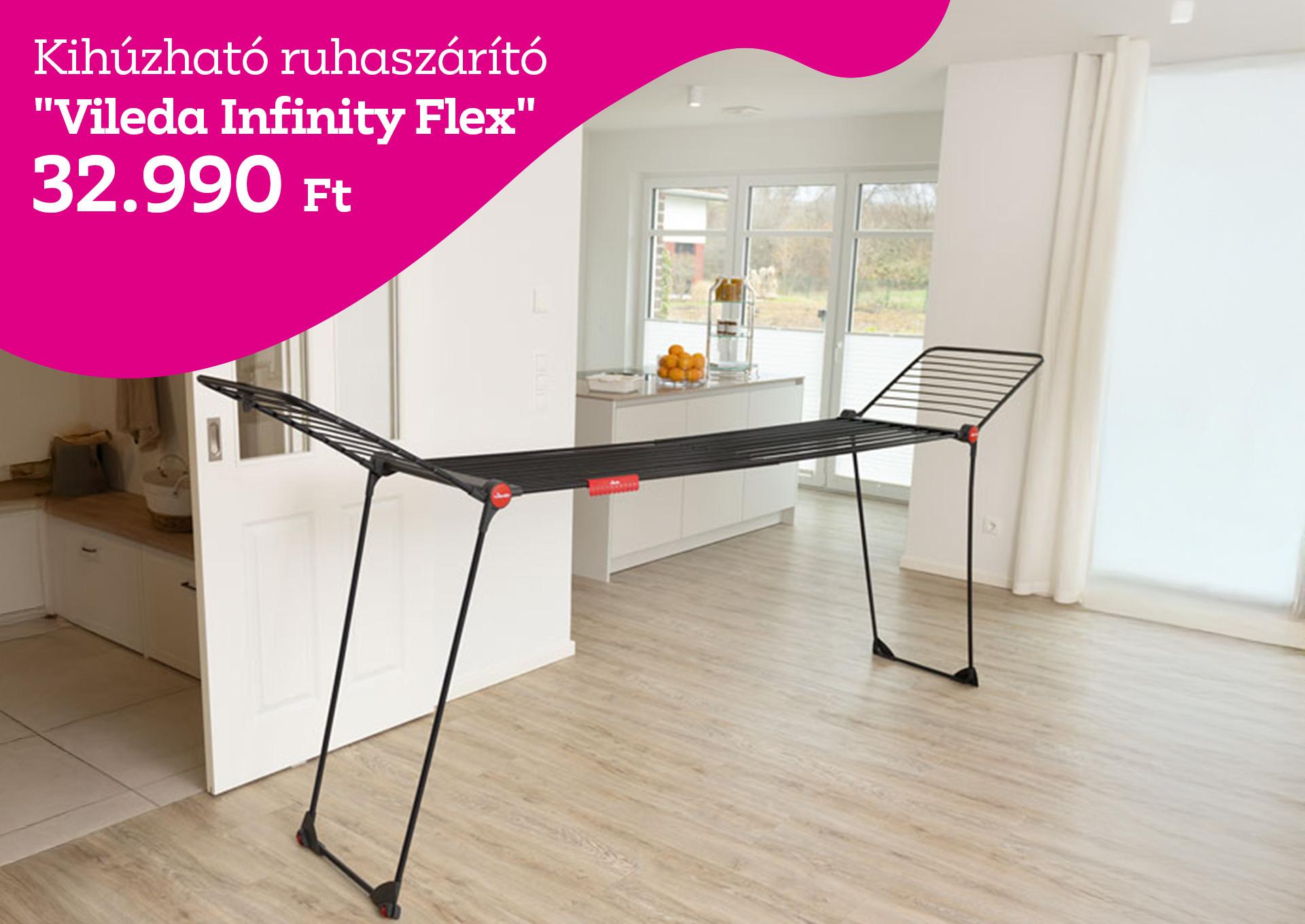 Kihúzható ruhaszárító VILEDA INFINITY FLEX 32.990 Ft