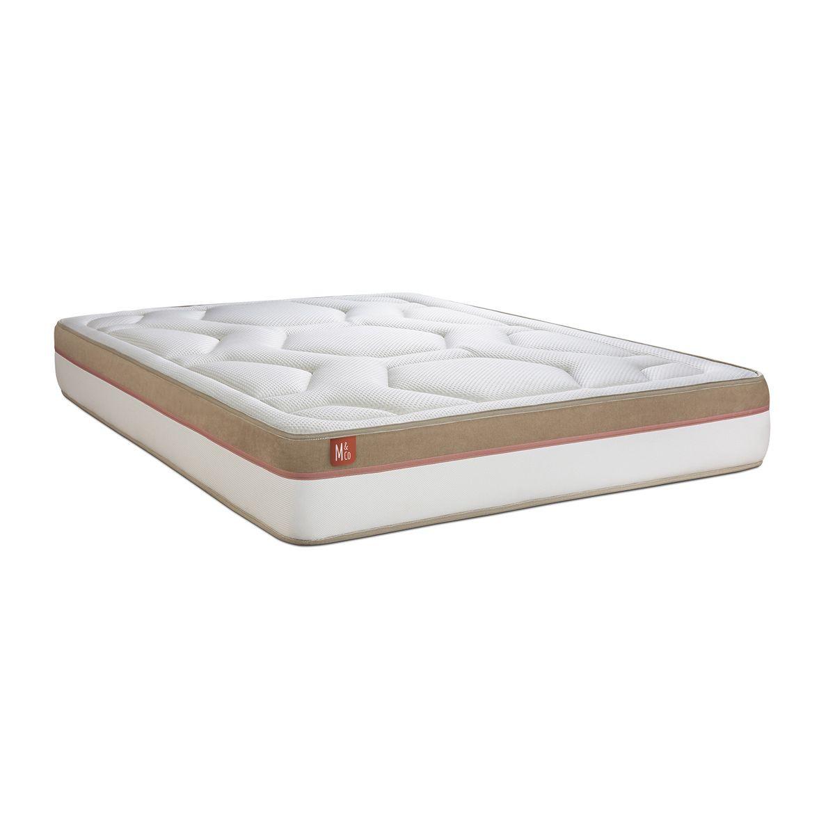 MATRATZE Le Cosy Memory-Schaum 180 x 200 cm h3 - Weiß, Textil (180/200cm) - Marmottes & Co
