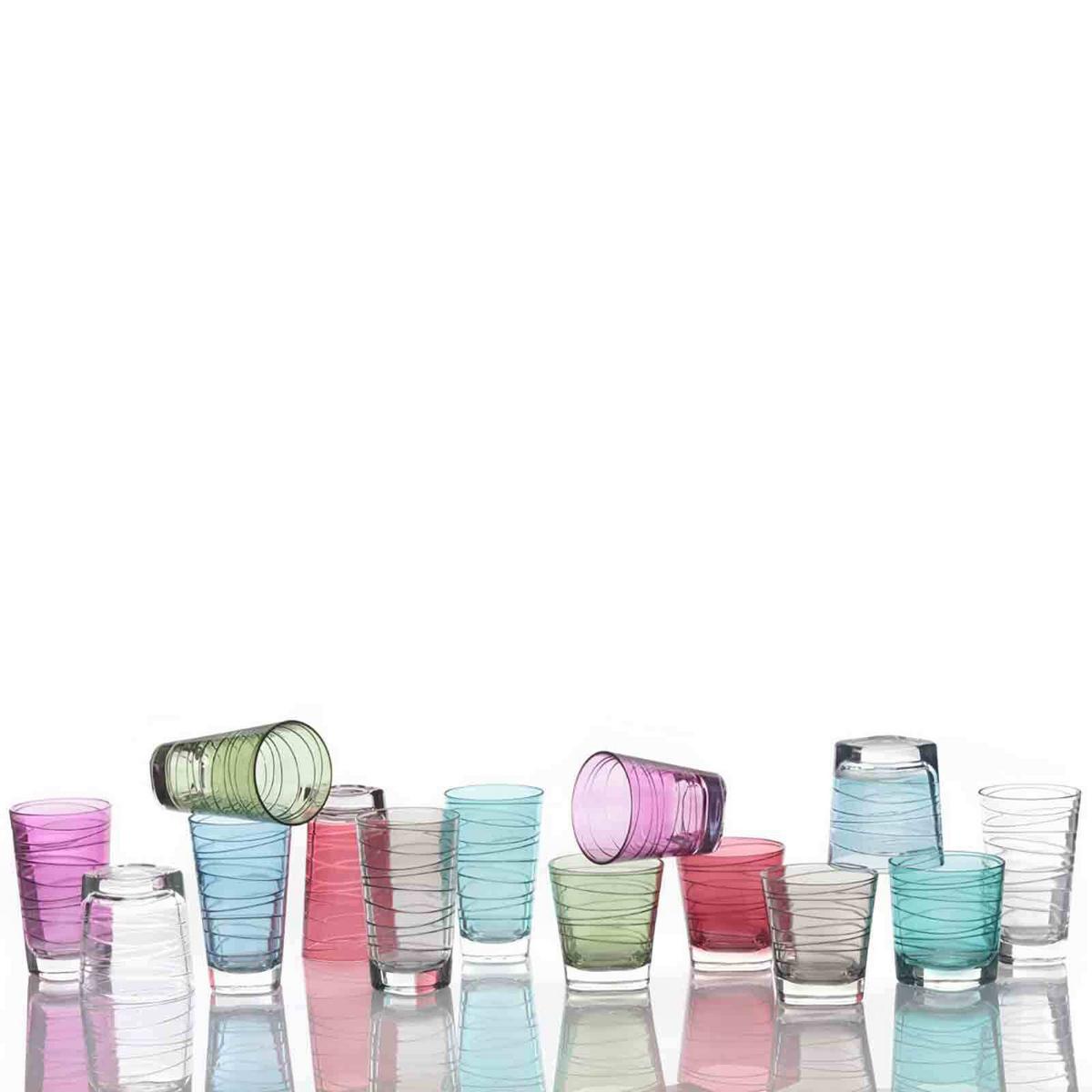 TRINKGLÄSER Vario bunt 250 ml 6er Set - Multicolor, Glas (0.25L) - Leonardo Living