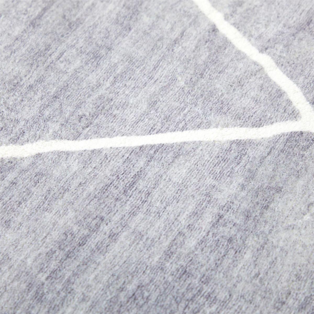 TEPPICH RHOMB - Grau, Textil (160/230cm) - IDIMEX