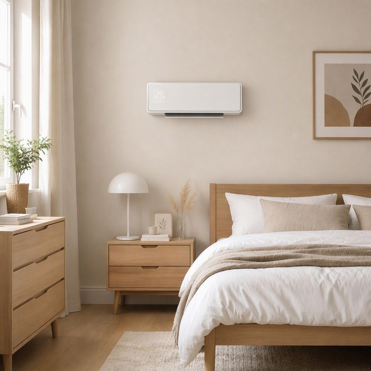 WANDHEIZGERÄT ABS PA Weiß - Weiß, Kunststoff (18.7/12.3/54cm) - HOMCOM