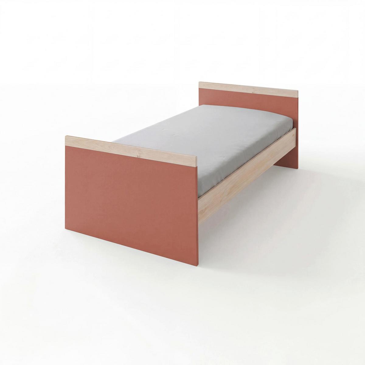 KINDERBETT Jimmy Mauve - Mauve, Holzwerkstoff (70/140cm) - Roba