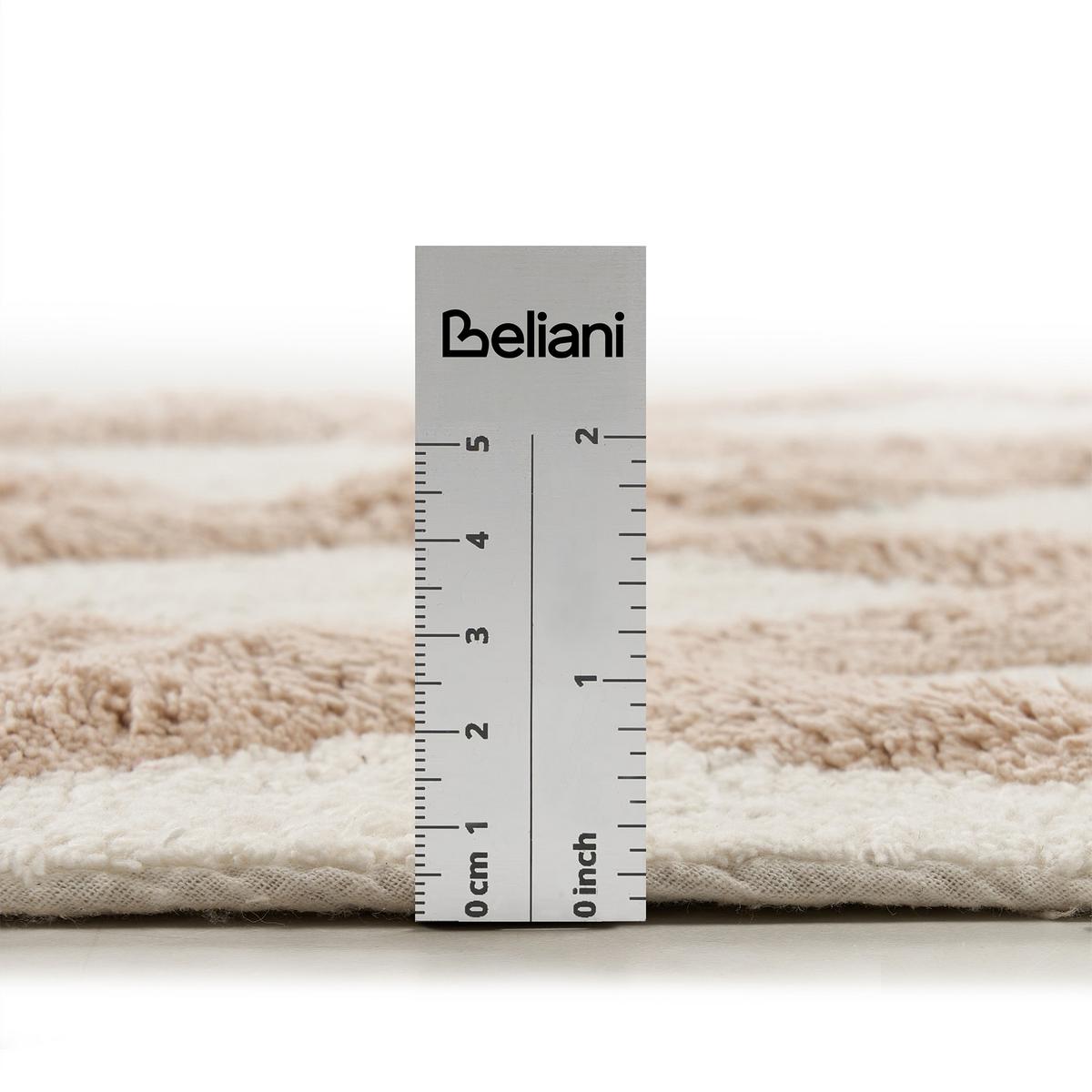 KINDERTEPPICH Beige 55/120 cm Baumwolle Punsari - Beige, Textil (55/120cm) - Beliani
