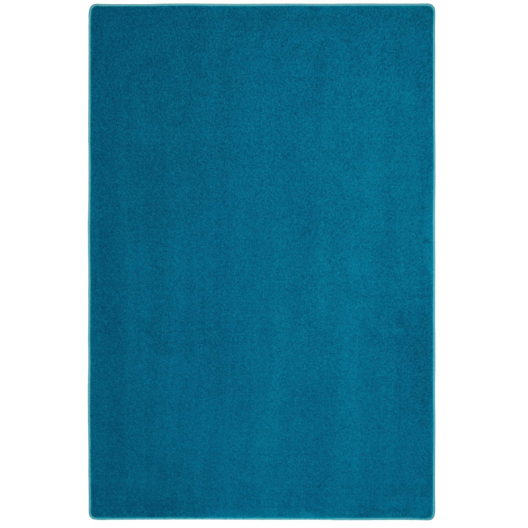 TREND VELOURS TEPPICH JOY - Petrol, Textil (140/200cm) - Snapstyle