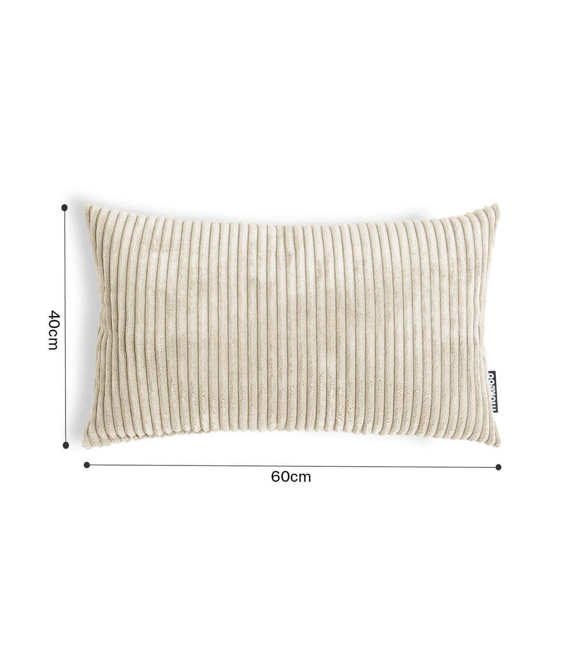 SOFAKISSEN Rest 2er-Set - Beige, Textil (40/60cm) - Mokebo