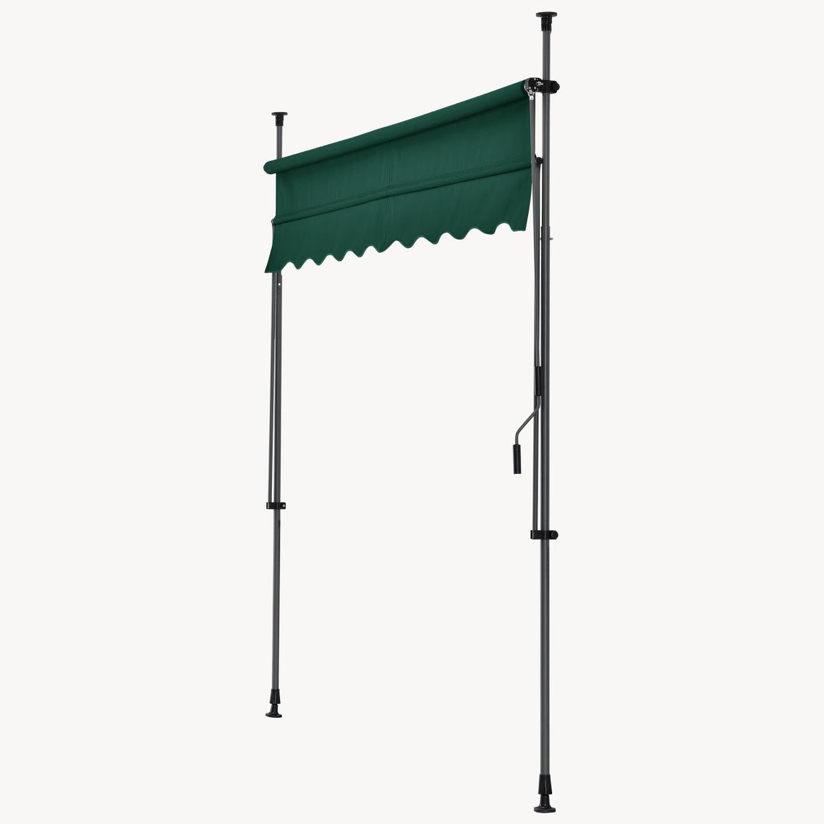 KLEMMMARKISE Stem - Dunkelgrün, Textil/Metall (250/309/120cm) - pro.tec