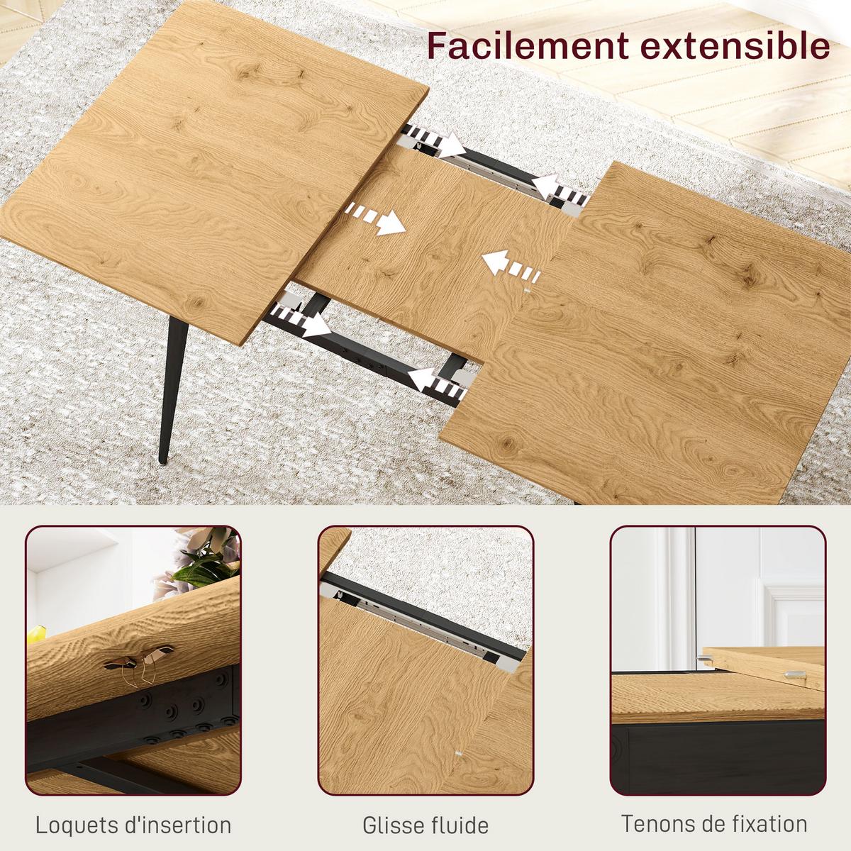 ESSTISCH Rhyvorn 160/75/77 cm - Braun, Holz (160/75/77cm) - ZMH