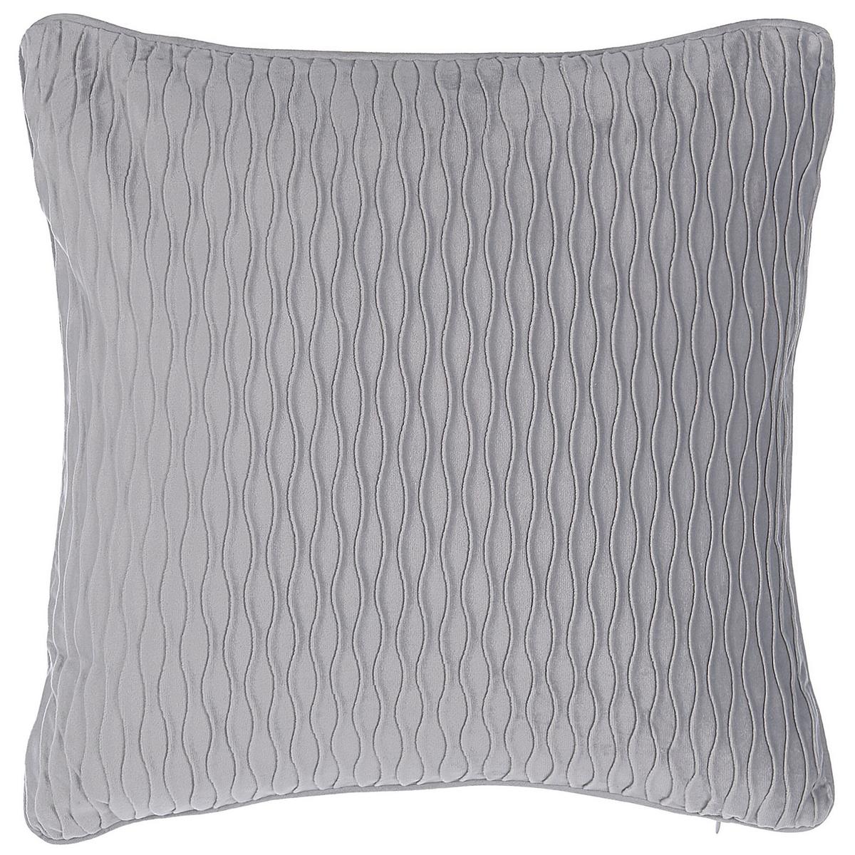 DEKOKISSEN 2er-Set Grau 45/45 cm Motari - Grau, Textil (45/45cm) - Beliani