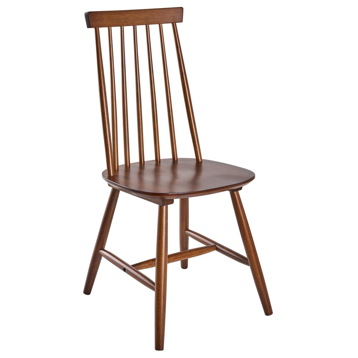 ESSZIMMERSTUHL 2er-Set Holz Braun Burbank - Braun, Holz (45/92/55cm) - Beliani