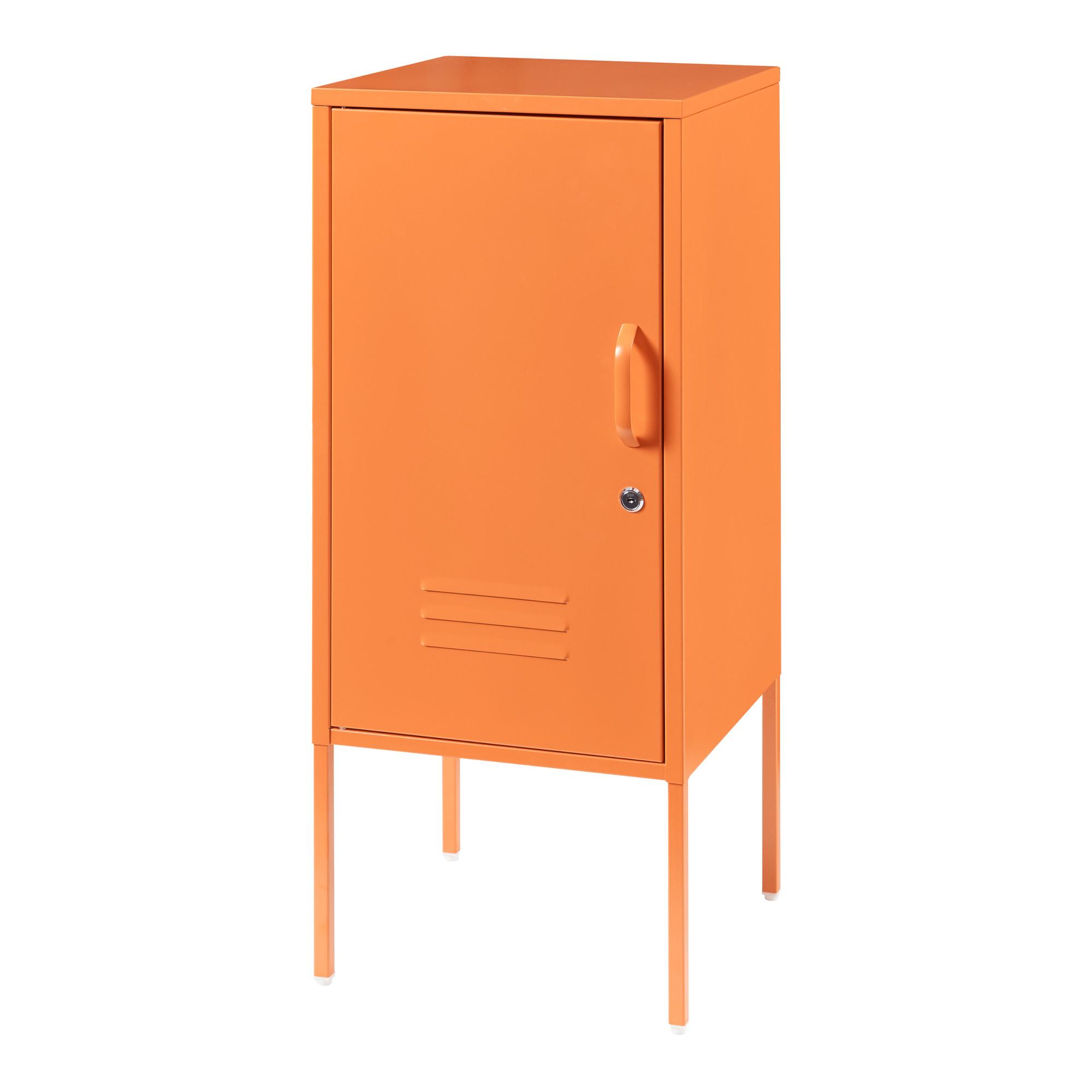 NACHTTISCH Hausjärvi - Orange, Metall (35/82/35cm) - [en.casa]