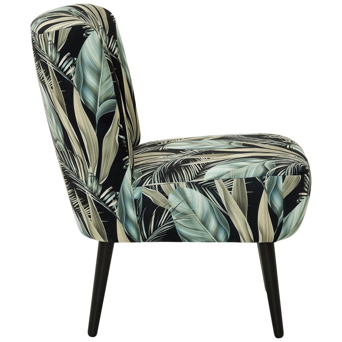 POLSTERSESSEL Kamle Flachgewebe schwarz - Schwarz, Kunststoff (58/78/68cm) - 58aufmkessel