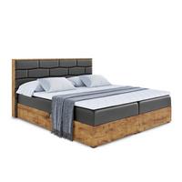 BOXBETT mit Matratze H3 und Lattenrost - LOLLI8 - 140x200 - Schwarz Hochglanz - Schwarz Hochglanz, Holzwerkstoff/Kunststoff (140/200cm) - ALTDECOR