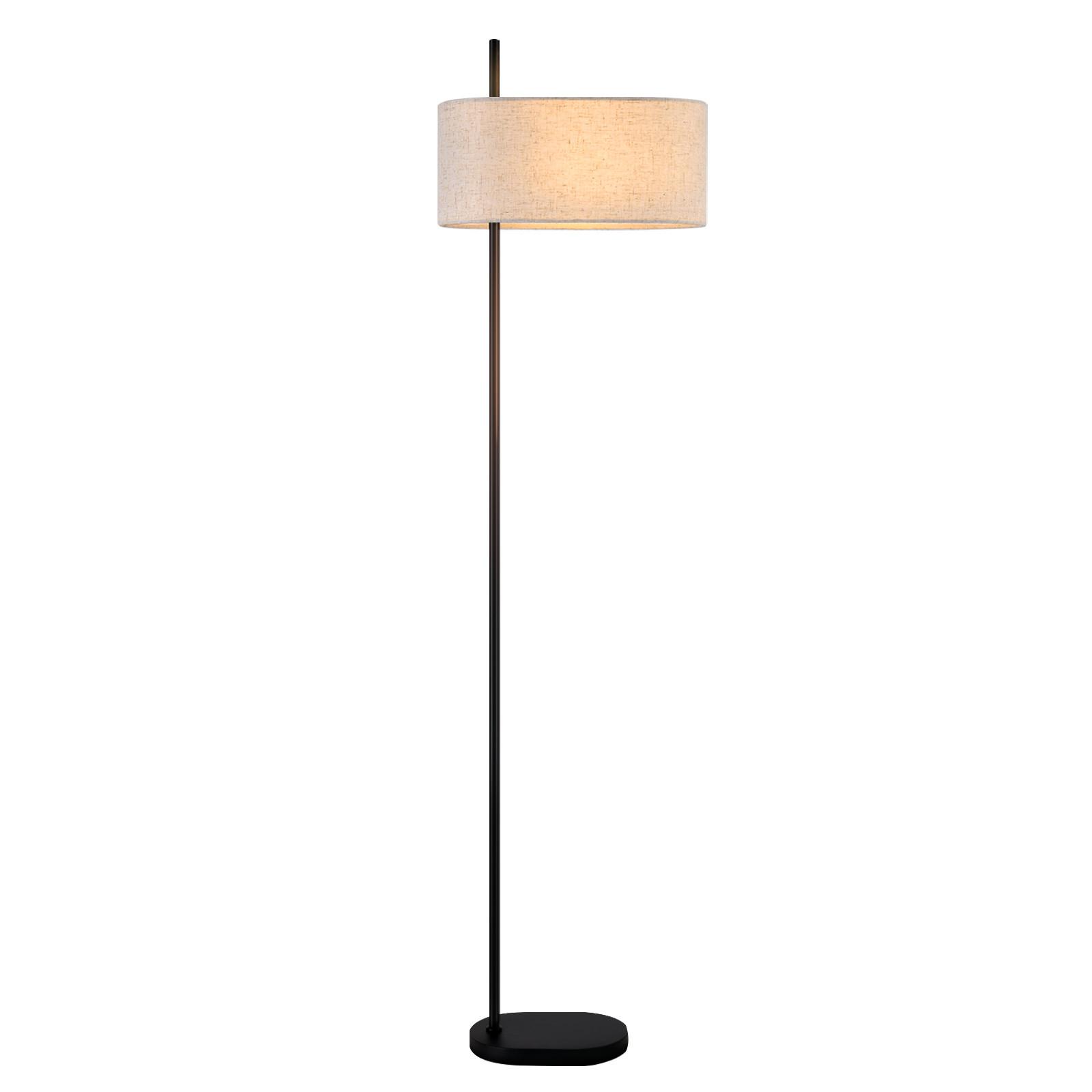 STEHLAMPE Xyvva 21.2/155.0/40.0 cm - Schwarz, Metall (40/21.2/155cm) - ZMH