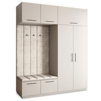 GARDEROBENSCHRANK REMA 200/240/60 cm Modern Kaschmir - Kaschmir/Beige, Holzwerkstoff (200/240/60cm) - MASSENO