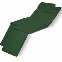 DECKCHAIRAUFLAGE Loftlux DC 175x45x5cm Dunkelgrün (2tlg) - Dunkelgrün, Textil (45/10/175cm) - Beautissu 
