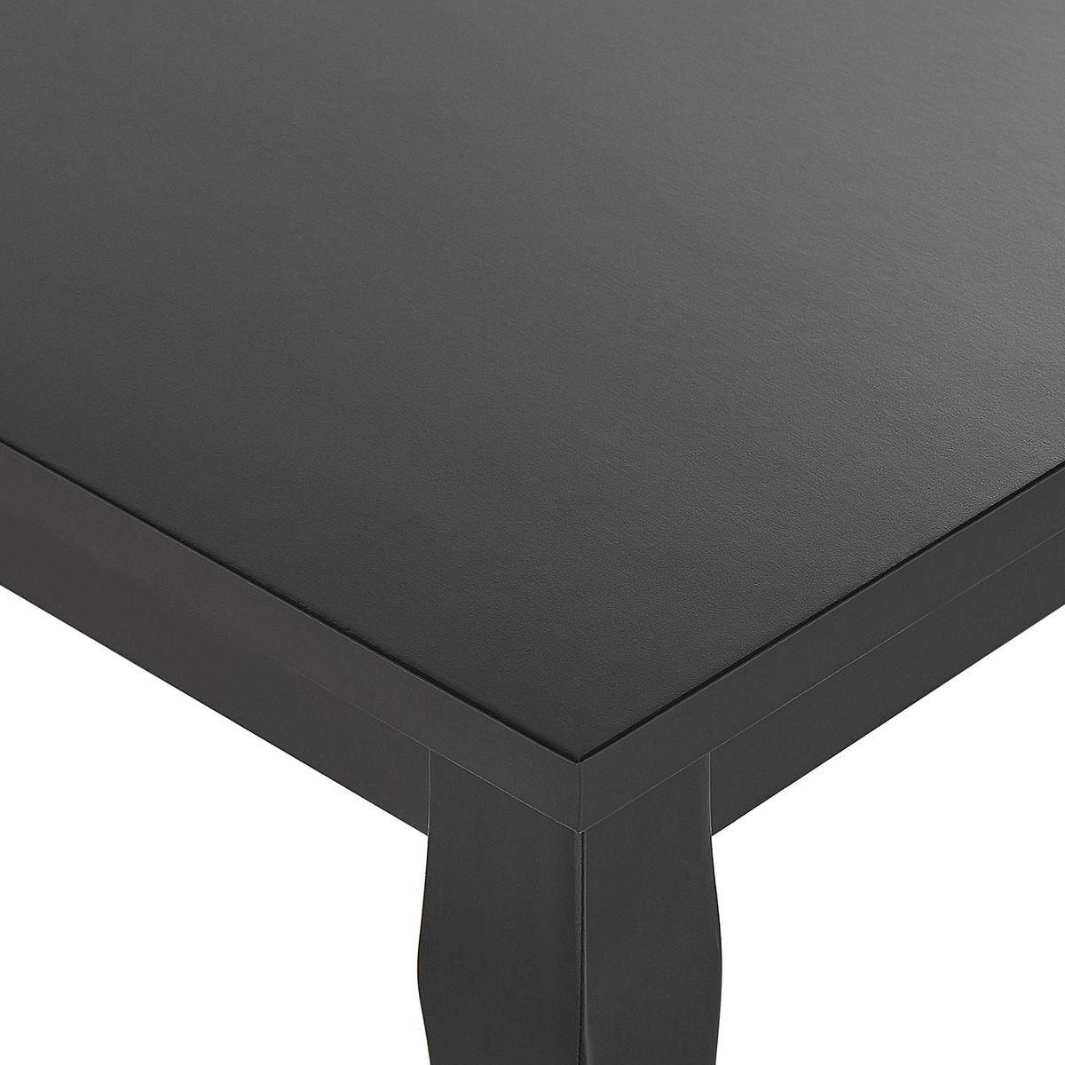 COUCHTISCH schwarz 80/40 cm Snook - Schwarz, Holzwerkstoff (40/80/46cm) - Beliani