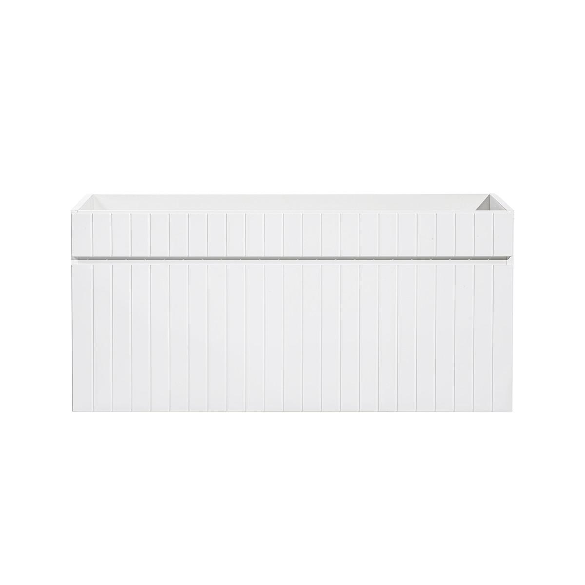 WASCHTISCHUNTERSCHRANK 100cm Zelie Weiß - Weiß, Holzwerkstoff (100/46/45cm) - Petits-meubles