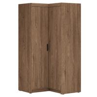 ECKSCHRANK Elena mit 2 Türen, 95x95 cm, Eiche Lefkas - Eichefarben, Holzwerkstoff (95/190.5/95cm) - Beautysofa