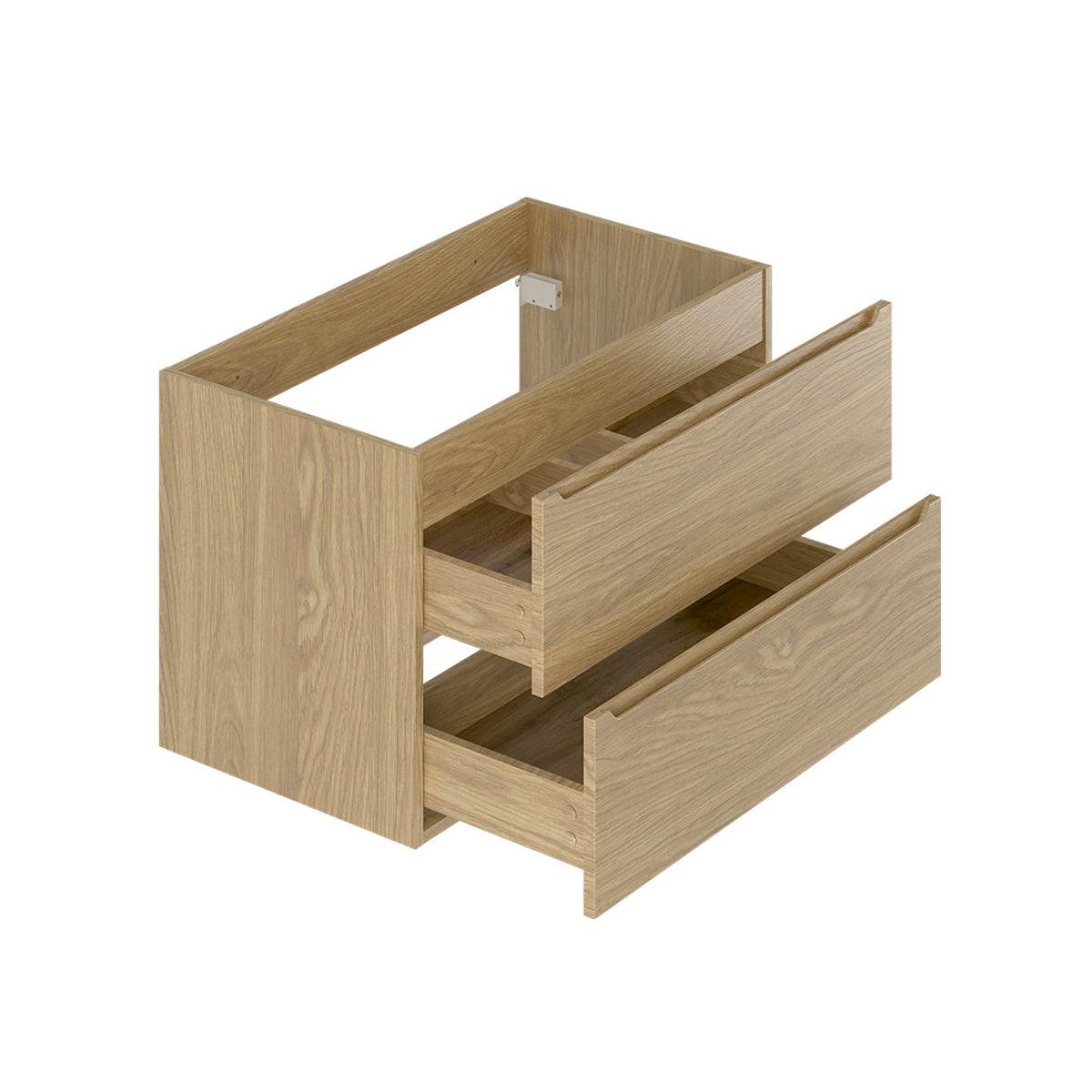 WASCHTISCHUNTERSCHRANK 80.6cm Viggo Holz - Braun, Holzwerkstoff (80.6/52.2/46.5cm) - Petits-meubles