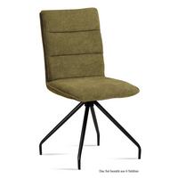 ESSZIMMERSTUHL (6er-Set) Dianna 47x92x60 Schwarz/Olivgrün - Schwarz/Olivgrün, Kunststoff (60/92/47cm) - 58aufmkessel