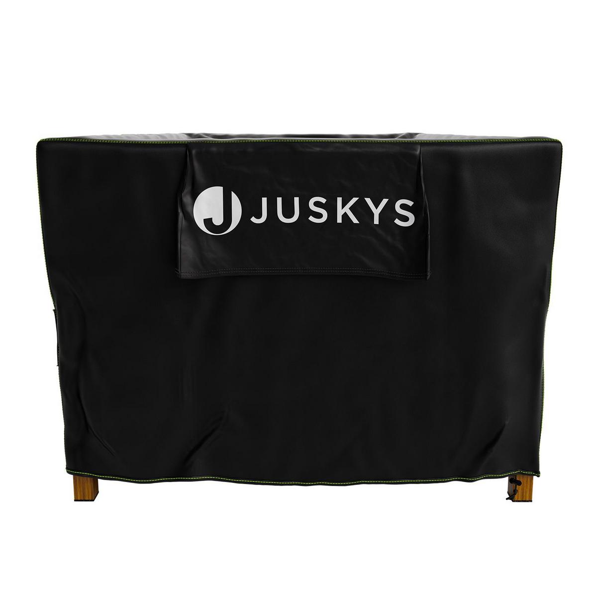 GARTENMÖBELABDECKUNG CoverSafe Pro schwarz - Schwarz, Kunststoff (110/75/210cm) - Juskys