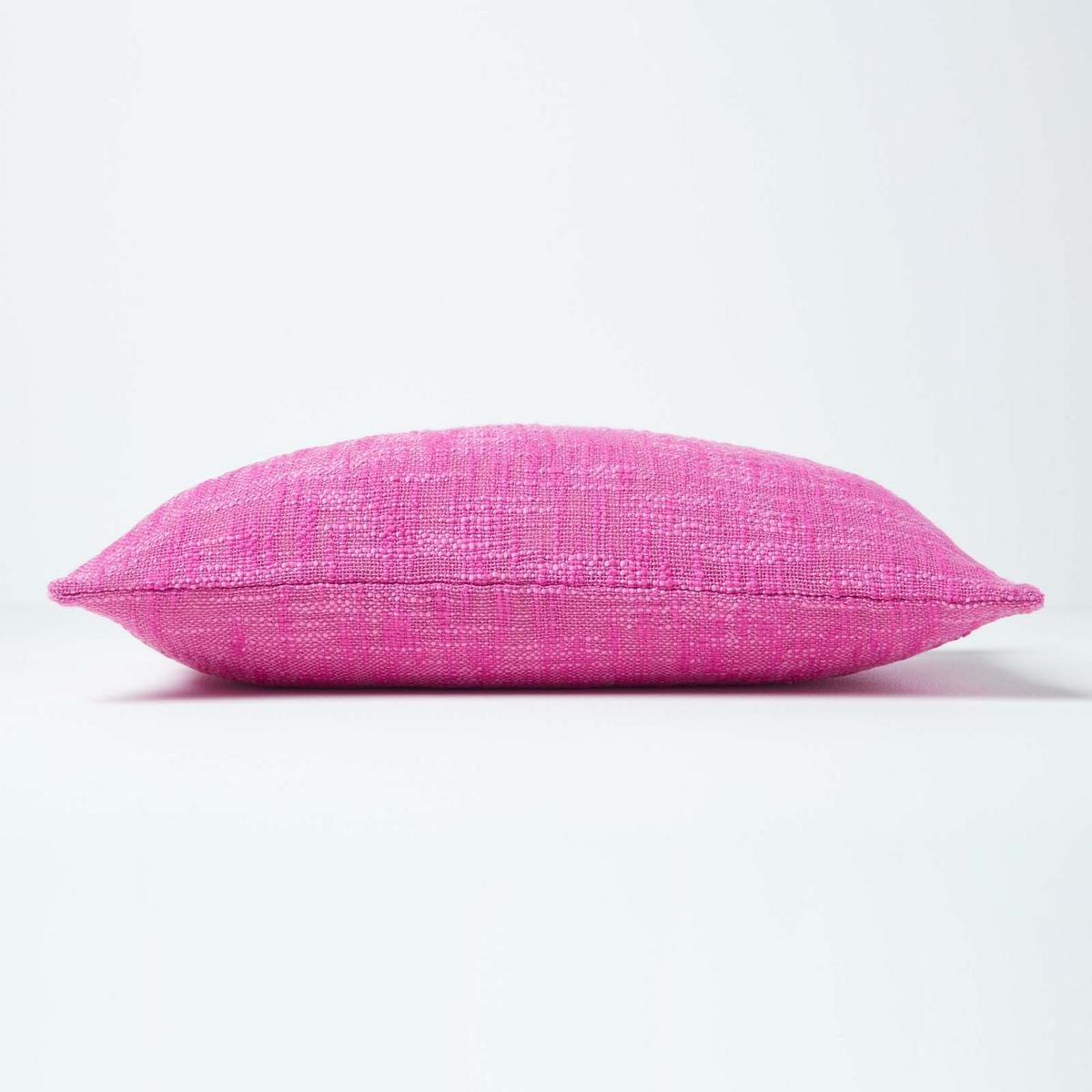 KISSENHÜLLE Nirvana Slub 30/50 cm, 100% Baumwolle - Pink, Textil (30/50cm) - Homescapes