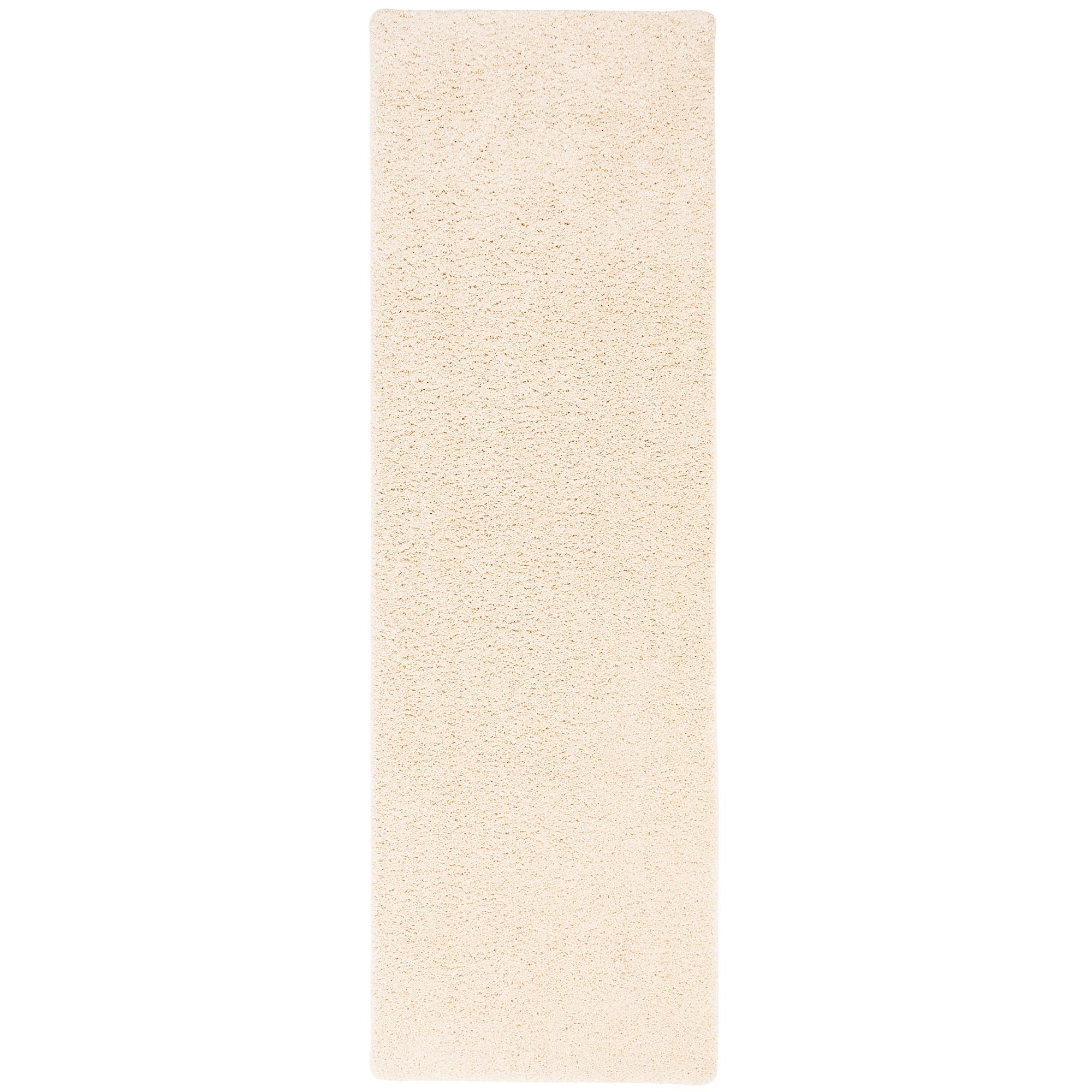 LUXUS HOCHFLOR LANGFLOR LÄUFER TEPPICH MILANO - Creme, Textil (100/300cm) - Snapstyle