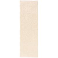LUXUS HOCHFLOR LANGFLOR LÄUFER TEPPICH MILANO - Creme, Textil (100/100cm) - Snapstyle