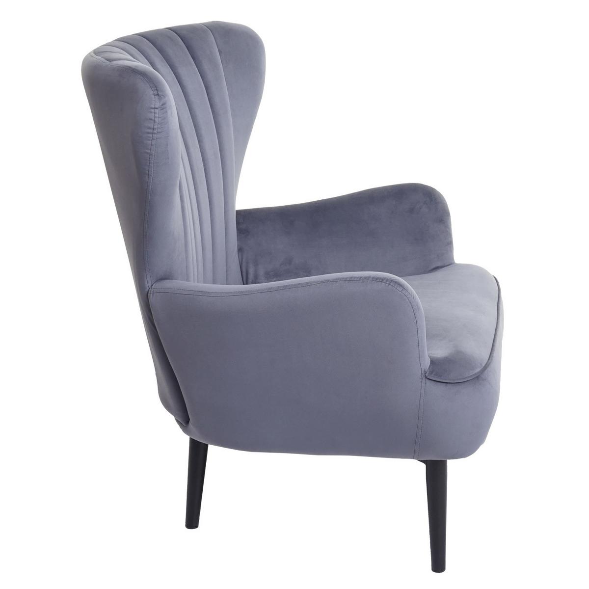 LOUNGE-SESSEL Grau - Grau, Textil (75/87/75cm) - MCW