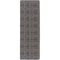 IN- UND OUTDOOR TEPPICH LÄUFER BEIDSEITIG NEWPORT - Schwarz, Textil (100/100cm) - Snapstyle