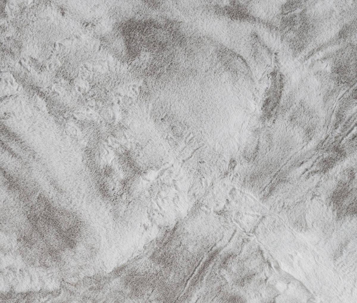 KUNSTFELLTEPPICH Chiara 40x60 cm - Silberfarben, Textil (40/60cm) - Gino Falcone