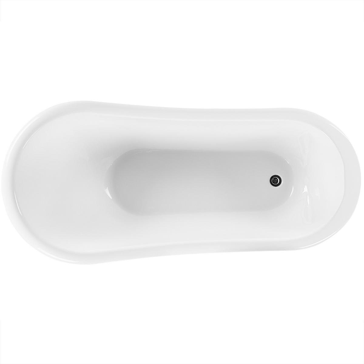 BADEWANNE FREISTEHEND 76x170x76 cm blau Cayman - Blau, Kunststoff (76/70/170cm) - Beliani