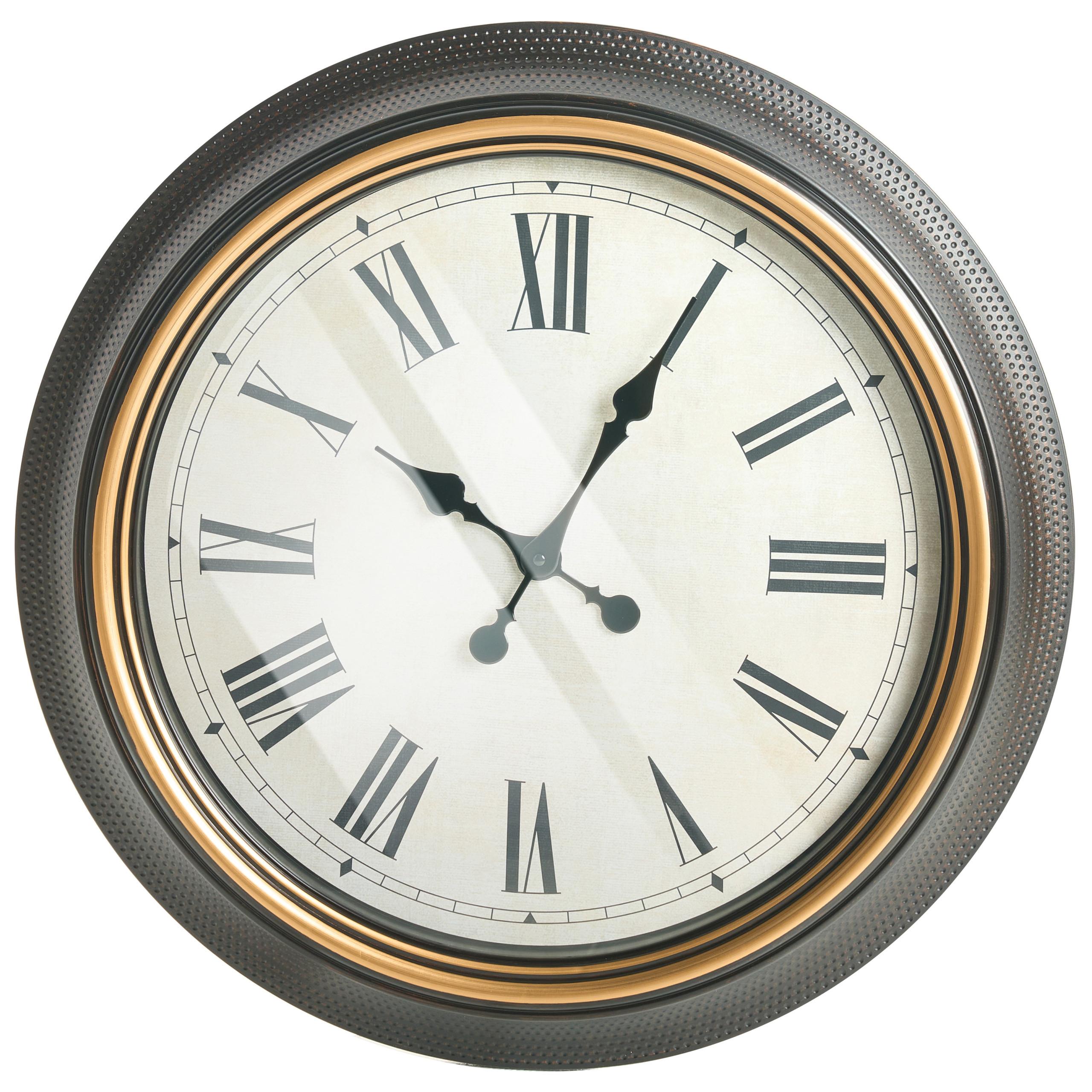 WANDUHR 63 cm Schwarz Villena - Schwarz, Kunststoff (63/63/6cm) - Beliani