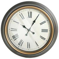 WANDUHR 63 cm Schwarz Villena - Schwarz, Kunststoff (63/63/6cm) - Beliani