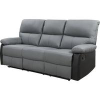 EINZELSOFA lincoln Schwarz / Dunkelgrau - Schwarz, Textil (89/103/197cm) - Habitat Garten