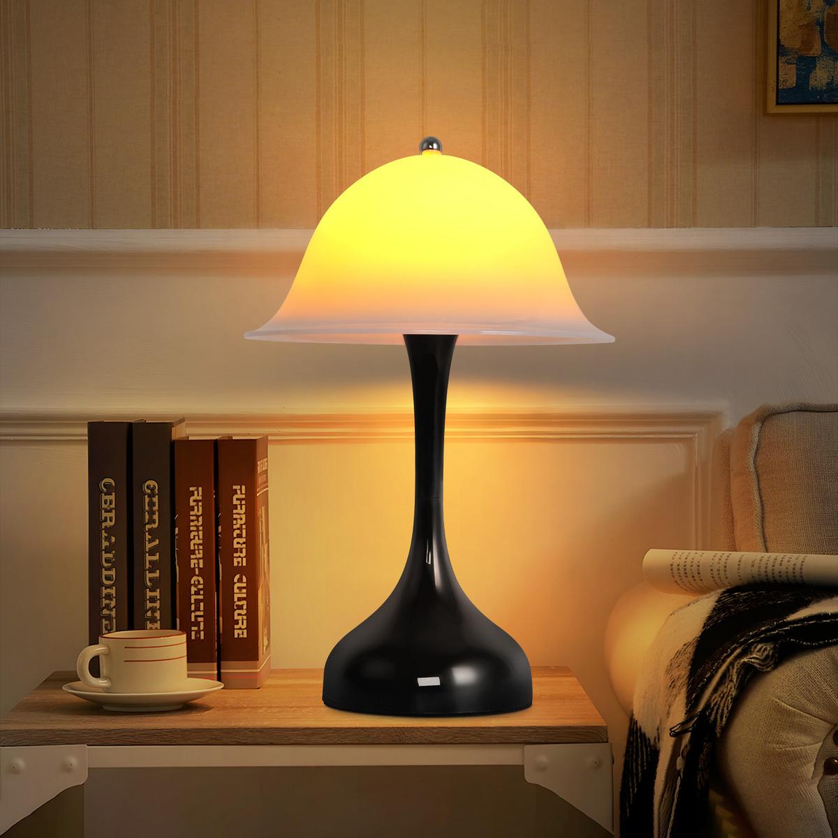 LED-TISCHLEUCHTE BRÜHL Ⅲ 25/9/16 cm - Schwarz, Metall (25/9/16cm) - Nettlife