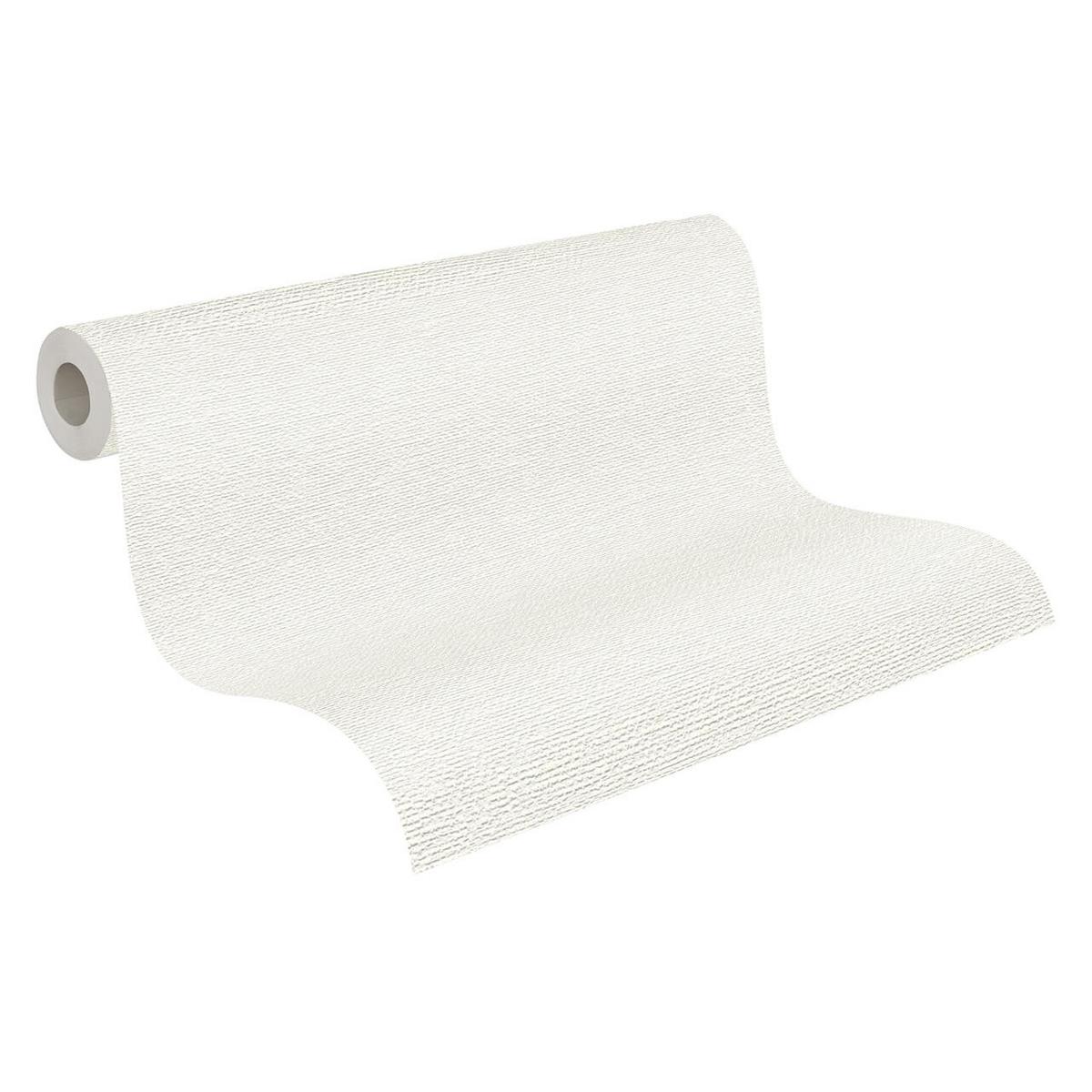VLIESTAPETE Weiß 53/1005 cm - Weiß, Textil (53/1cm) - KUNSTLOFT