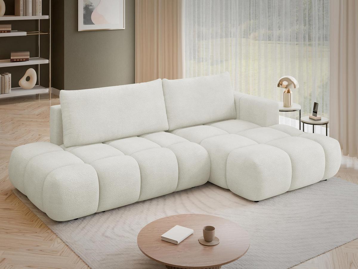 ECKSOFA Soffi, Seite: Rechts - Schwarz/Naturfarben, Holz/Kunststoff (283/166cm) - MIRJAN24