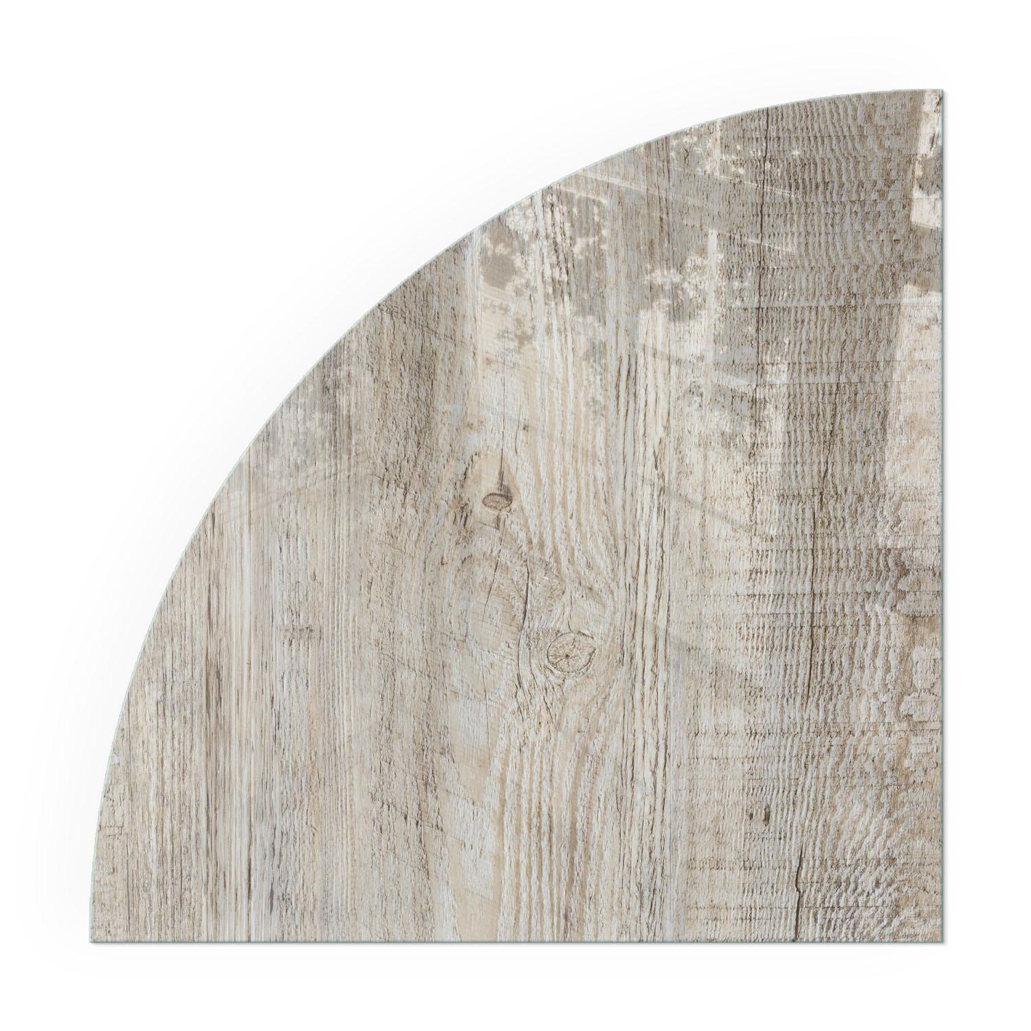 GLASPLATTE für Kamin 100x100 cm - Beige, Glas (100/100/0.4cm) - TULUP