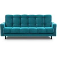 3-SITZER Schlafsofa Nancy Bis türkis - Türkis, Holz/Textil (220/89/93cm) - Beautysofa