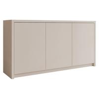 KOMMODE Solid 3D - Sandfarben/Schwarz, Holzwerkstoff/Kunststoff (150/79/40cm) - MIRJAN24