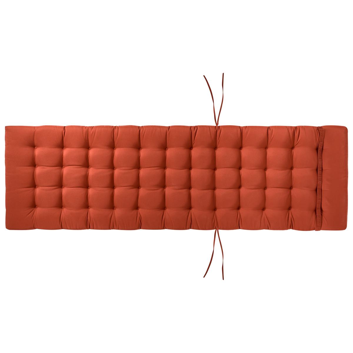 LIEGENAUFLAGE Rot 56/192 cm Cesana Premium - Rot, Textil (192/5/56cm) - Beliani