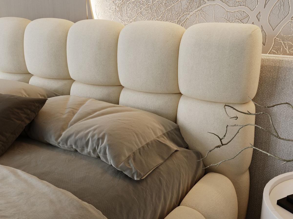 POLSTERBETT Modo 160x200 Beige - Beige, Textil (160/200cm) - Graingold